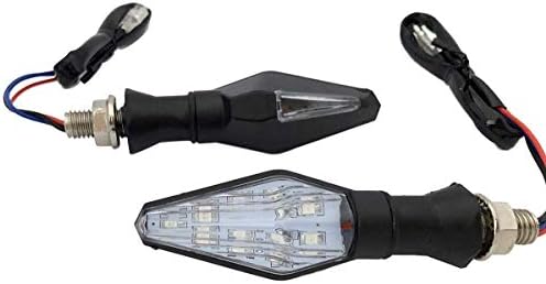 Motortogo preto sequencial lâmpada sinaliza luzes LED Sinais de giro de pisca -pisca compatíveis para 1993 Kawasaki