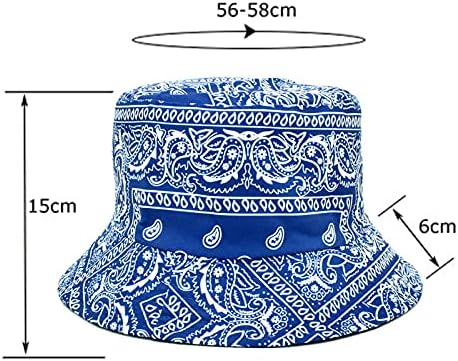 Wybaxz chapéu colorido chapéu adulto chapéu de sol chapéu moda moda bucket bastão de pescador de impressão de beisebol chapéu