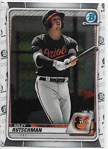 2020 Bowman Chrome Prospects BCP-50 Adley Rutschman Baltimore Orioles MLB Baseball Card NM-MT