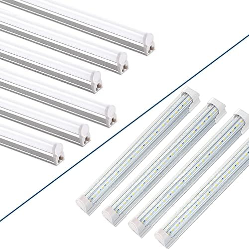 Barrina 12V 1ft RV Interior Light Clear Tampa 4-Pack +e 4ft T5 Tampa de fosca leve 6-PACK