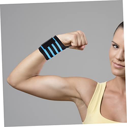 Inoomp 6 PCs Pulseira Guantés Para ginástica Hombre de polegar Grips Sports Sports Wrist Wrist Wraps for Women Workout