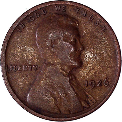 1926 Lincoln Wheat Cent 1C muito bom