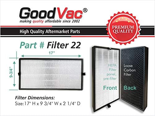 Goodvac H13 Kit de filtro HEPA TRUE compatível com INOFIA 1539