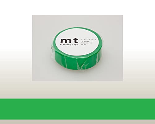 Fita adesiva sólida de fita adesiva sólida - verde - 1,5 cm x 7 m
