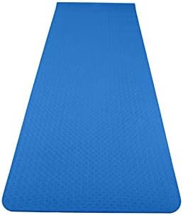 IEASEYJD YOGA MATS TPE TPE ioga de duas cores, tapete não deslizante, adequado para iniciantes no meio ambiente da academia