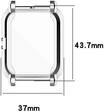 Case de protetor de tela Compatível com Amazfit GTS 2 mini/bip u Acessórios para smartwatch Tampas de tencloud Tampa de proteção