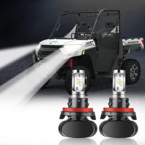 Tutor Auto H13/9008 LED BULBO DE FAREIRO DE LED 6500K 50W IP65 Compatível com Polaris Ranger 800 900 1000, RZR 570 800 900, Geral