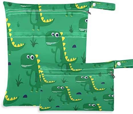 Kigai 2pcs Bolsas de dinossauros de dinossauro de dinossauro