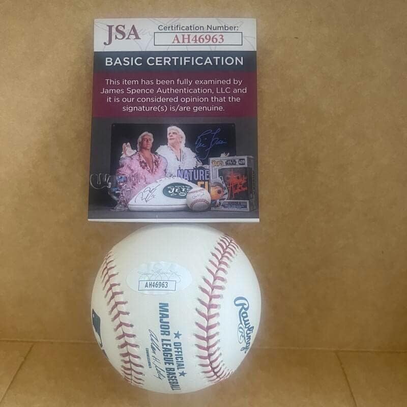 Rick Dempsey Orioles 83 WS Champs assinou M.L. Baseball JSA AH46963