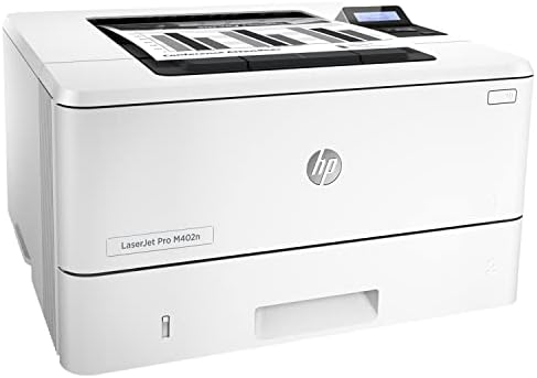 HP LaserJet Pro M402N Funcionação única Monocromo a laser Monocromo Printer, somente impressão - 40 ppm, 1200 x 1200 dpi, 256 MB RAM, 8,5 x 14, 2 linhas LCD, Ethernet, USB