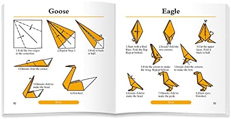 Kit de origami do bebê Teeny Bebê- Perfeito para atividades práticas | 1 Livro contendo 69 projetos de origami | Fácil de seguir guia