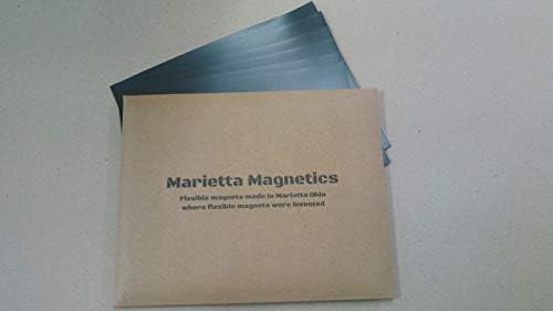 Marietta Magnetics Plain Fleets 8.5 x 11 de 25 Crie seu próprio ímã! Ímã flexível para fotos artesanato gravar matrizes sinais e mais