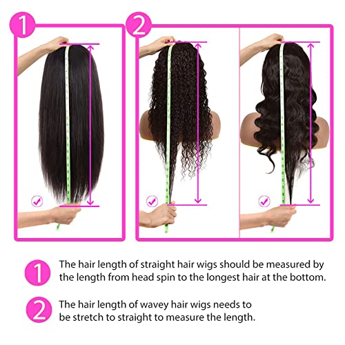 AicreLey HD Lace Front Wigs Human Hair Body Wave 13x6 Lace Frontal peruca pré -arrancada nós branqueados com cabelos de bebê 180 Densidade perucas de cabelo humano brasileiro para mulheres negras