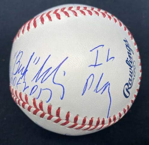 Allen Huber Bud Selig assinou o nome completo Hof Stat Baseball JSA - Bolalls autografados