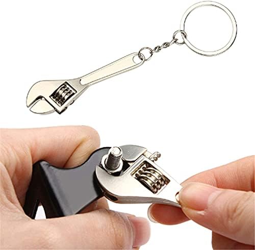 Mini Mini Metal Metal Ajusta Ajuste Chave da chave Tecla anel Chave Ferramenta de bolso ajustável