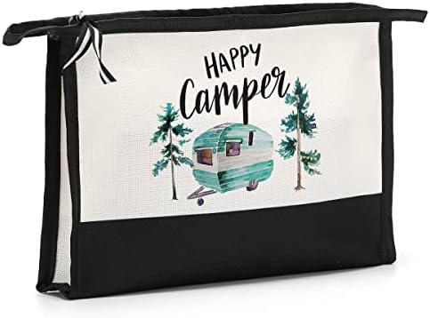 Hodreu Camper Decor Presentes de acampamento para mulheres Acessórias de campista para saco de maquiagem de campista para