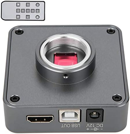 FTVogue 2K 48MP 1080p C &8209 Microscope Câmera Montagem Industrial HDMI USB Para soldagem de PCB AC100-240V [plug dos EUA], microscópio