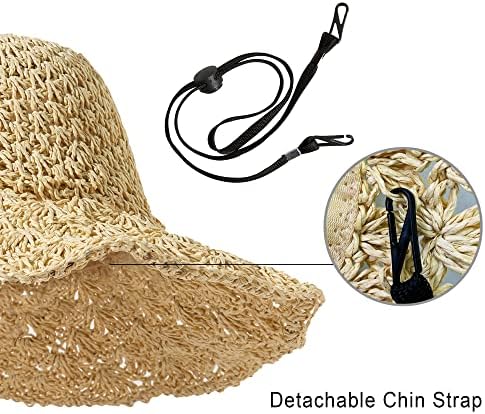 Jastore Girl Girl Kids Summer Straw Hat Straw