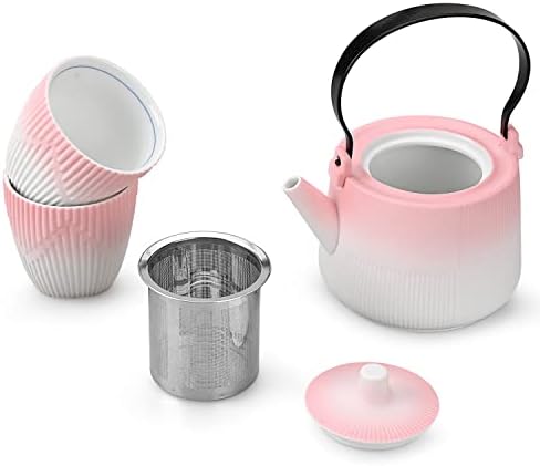 AMOYSANLI BEAPOT E TOHE TREACUPS CLASTICAL TABLEWARE DO JAPOLESTE DOPATE SERVIÇO DO SERVIÇO DO TEA DO JAPOLE