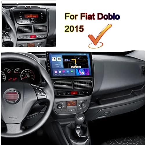 Autoradio Android 9 polegadas de navegação de carros estéreo para Fiat Doblo 2015 Car Player Bluetooth CD Player Suporte FM RDS CarPlay