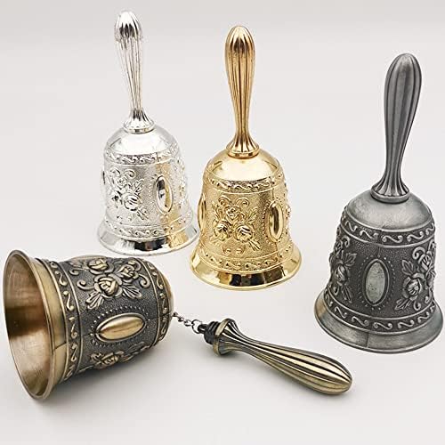 Luxo Vintage Hand Dinner Bell/Farthouse Door Bell/Parede pendurado Bell Lucky/Decorativa Shaking Shaking Cells/Ornamentos montados
