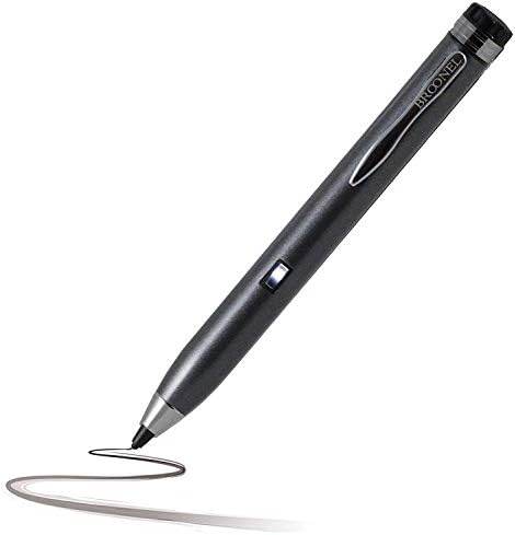 Navitech Broonel Gray Point Fine Point Digital Ativo Pen compatível com o Trekstor SurfBook A13B