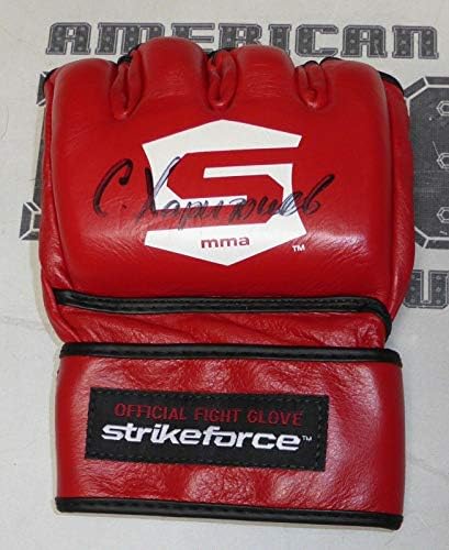 Sergei Kharitonov assinou o Strikeforce MMA Fight Glove PSA/DNA COA Autograph Pride - luvas autografadas de UFC
