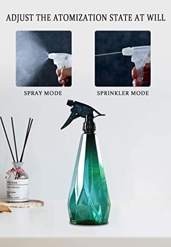 Garrafas de spray de limpeza de frascos de spray âmbar, plástico saudável e frasco de spray de 32 oz para cabelos e mãos