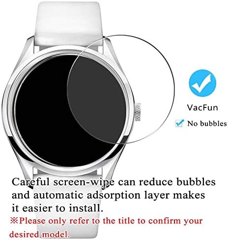 Protetor de tela de vidro temperado Synvy [3 pacote], compatível com Omega 422.58.35.50.05.002 9h Film SmartWatch Smart