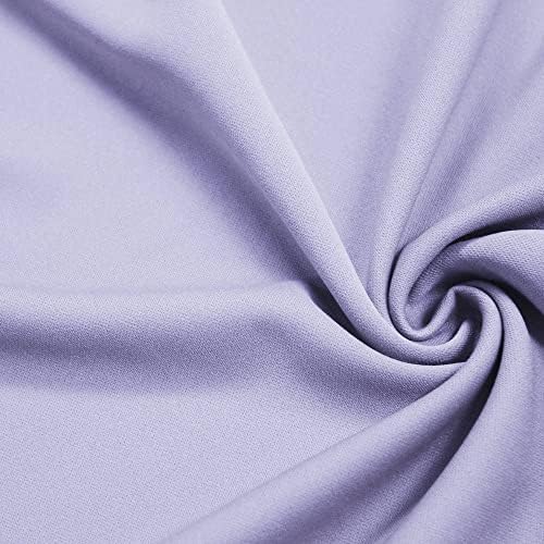 Evie Lilac Polyester Scuba Double Knit Fabric By the Yard - 10021