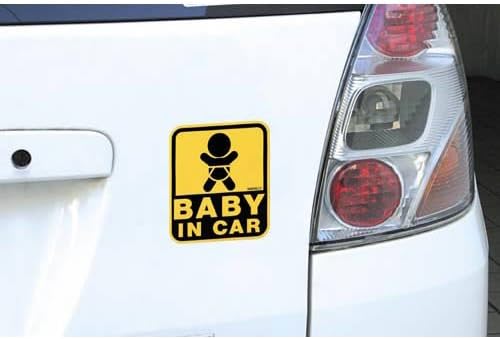 Sinal de segurança bebê em adesivo de ímã de carro fora do ímã ligado SF-32
