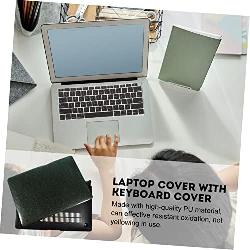 Solustre Laptop Caso 1 Conjunto com compatível um protetor de teclado Cobertador de capa de pele para notebook slim slim