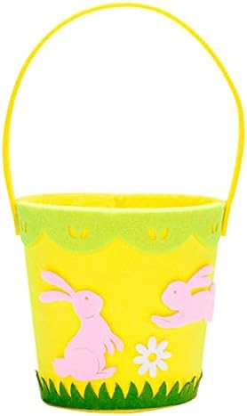 Candy Storage Pouch Basket Basket Decoration Presente Crianças Saco de tecido criativo Candy Decoração de Páscoa não tecida