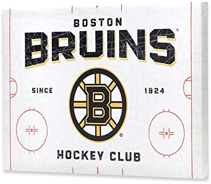 Brands de estrada Open National Hockey League Boston Bruins Rink Decoração de parede - grande NHL Boston Bruins Wall Art