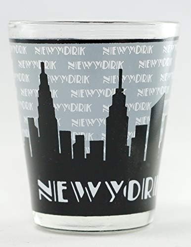 New York Grey Skies Shot Glass CTM