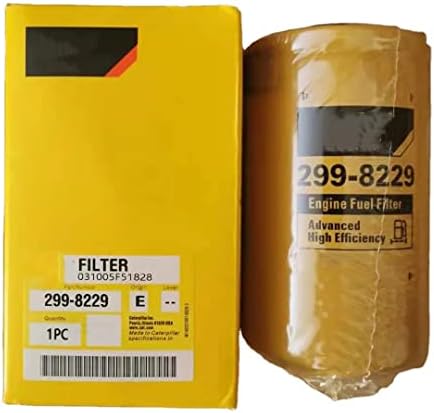 Elemento do filtro de combustível 299-8229 FF261 P502504 BF7990 Separador de água compatível com a escavadeira de lagarta