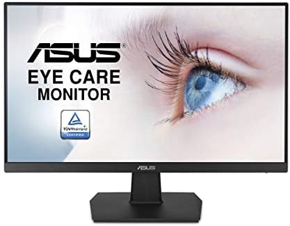 ASUS VA24EHE 23,8 ”Monitor 75Hz Full HD IPS EYE CARE HDMI D-SUB DVI-D, Black