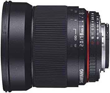 Samyang sy16m-c 16mm f/2.0 lente de grande angular asféricas para câmeras de EF Canon