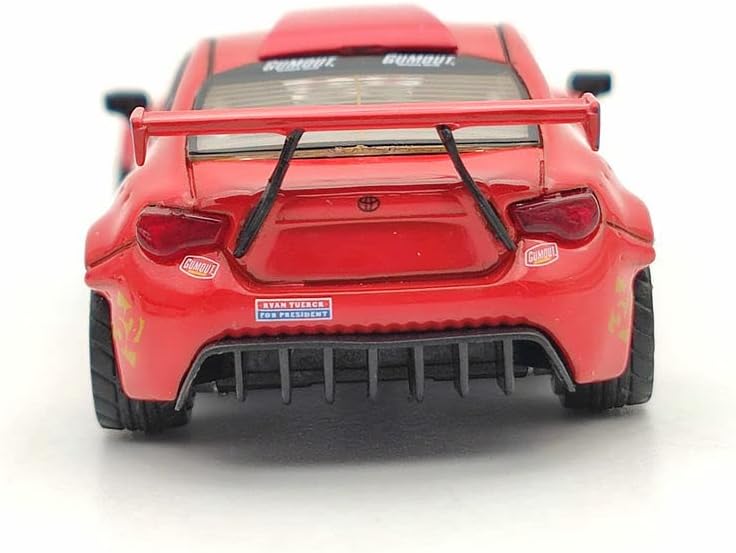 DCM 1/64 GT4586 GT86 458#411 Red Model Model Toys Toys Limited Collection Auto Gift
