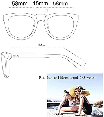 LAURINNY CRIANÇAS Óculos de sol Round Flower UV400 Proteção de óculos coloridos para crianças menino menino