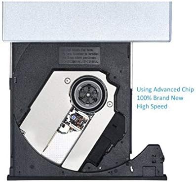 Hiod cd/dvd +/- rw unidade óptica externa USB 2.0 portátil Ultra-Thin Rewriter Drive Optical para Windows/Mac OS