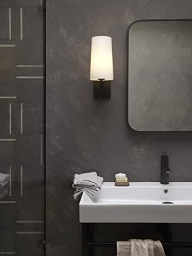Astro Riva 350, luz de parede de banheiro diminuído, e26/meio de classificação seca, projetada na Grã -Bretanha -