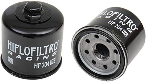 Hiflofiltro HF204RC Filtro de óleo premium de alto desempenho RC preto, único