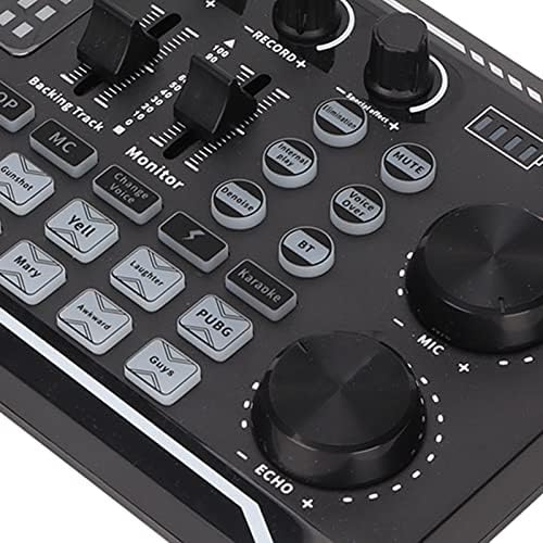 Kuidamos F998 LIVE LIVE SOM ROUS ROUS MIXER MIXER SOBRO COM 12 EFEITOS SOLOS E 8 MODOS LIVOS COMPATÍVEIS COM POPELOS CELOLADOS, COMPUTADOR PARA STRILHAÇÃO AO VIVO