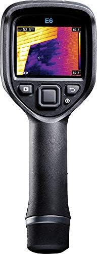 FLIR E6 -XT - câmera infravermelha portátil - com faixa de temperatura estendida, tecnologia de aprimoramento de imagem MSX, Wi -Fi