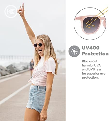 Óculos de sol polarizados para mulheres e homens - lentes resistentes ao impacto e proteção UV400 completa