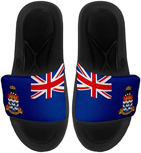 Sandálias/slides de slides/slides expressos para homens, mulheres e juventude - Bandeira das Ilhas Cayman - Flag das