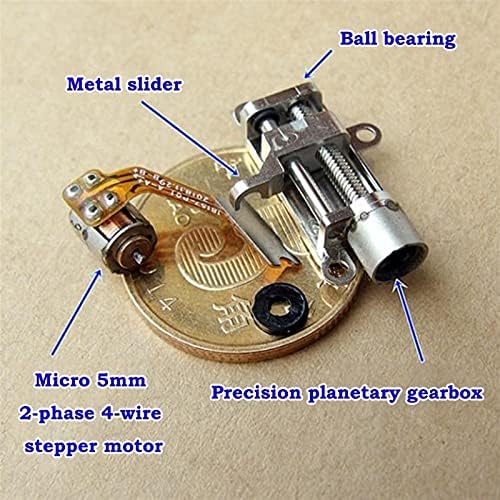 Ronyse girando o mini-trampol para gotas elétricas giratórias, motor de passo de engrenagem de 4 fios de 4 fios, caixa