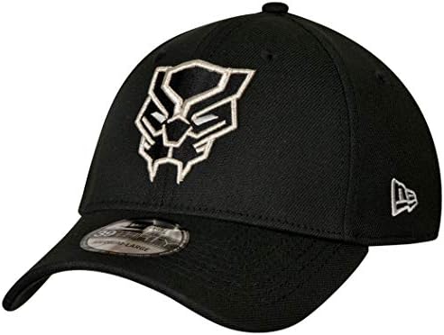 New Era Black Panther Face Symbol Color Block 39º Chapéu ajustado