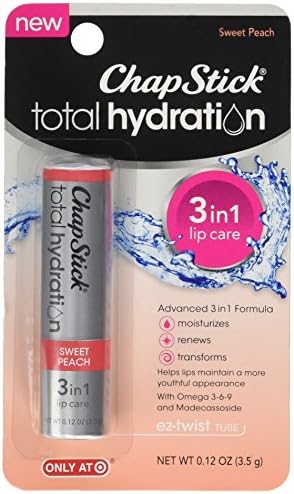 Chapstick Total Hydration 3 em 1 Lip Care Oasis calmante 0,12 oz